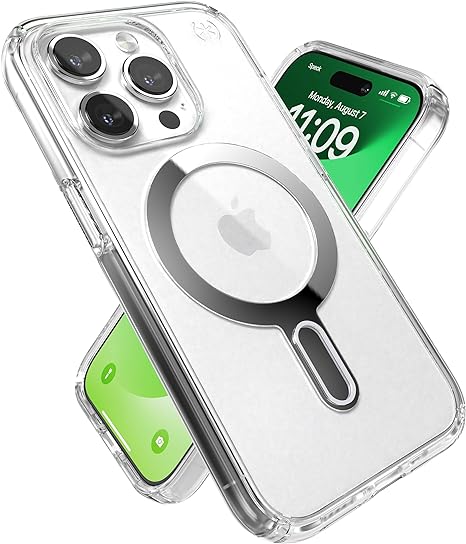 SPECK GEMSHELL GRIP MAGSAFE IPHONE 15 PRO  CASES- CLEAR
