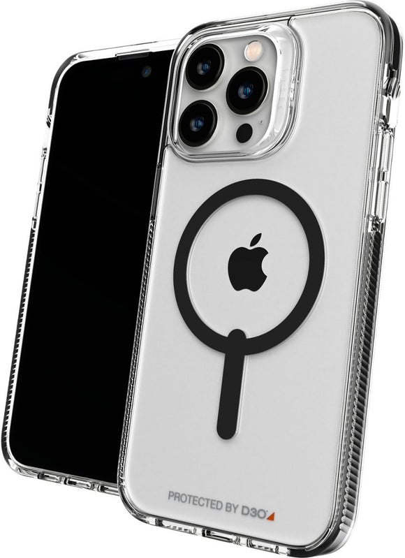 Gear4 Piccadilly Snap with Magsafe for iPhone 14 Pro Max  - Clear / Black
