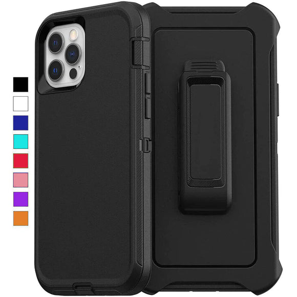 Phone Case iPhone 15  With Belt Clip - Black