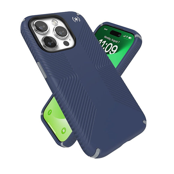 Speck iPhone 15 Pro Candyshell Grip with MagSafe Case in Navy