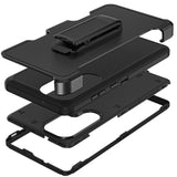 phone case with clip samsung galaxy s24 ultra - black