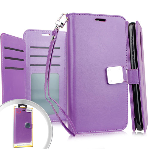 Samsung A6 Deluxe Wallet w/ Blister Purple