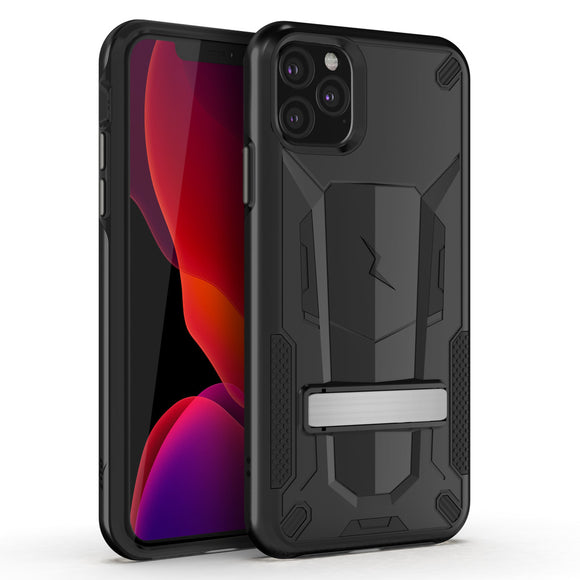ZIZO TRANSFORM IPHONE 11 PRO (2019) CASE - BUILT-IN KICKSTAND AND UV COATED PC/TPU LAYERS-Black