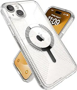 SPECK GEMSHELL GRIP MAGSAFE IPHONE 15 CASES- CLEAR (14/13)