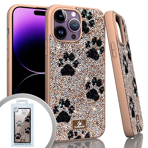 PKG iPhone 14 PRO MAX 6.7 ONYX PAWS Rose Gold
