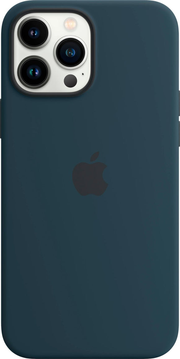 iPhone 13 Pro Silicone Case with MagSafe Abyss Blue