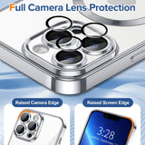 MagSafe Magnetic Clear Electroplating Case For iPhone 13 Pro - Silver