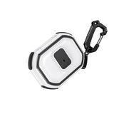 For AirPods Pro2 (2022 2nd Version) Switch Button Hybrid with Belt Loop - White