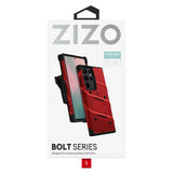 ZIZO BOLT Bundle Galaxy S24 Ultra Case - Red