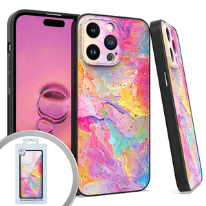 iPhone 15 ULTRA 6.7 Chrome Flake Marble Rainbow