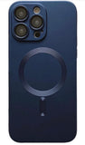 MagSafe Magnetic Clear Matte Case For iPhone 15 Pro max - BLUE