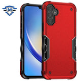 For Samsung A15 5G METKASE Exquisite Tough Shockproof Hybrid Case Cover in Premium Slide-Out Package - Red