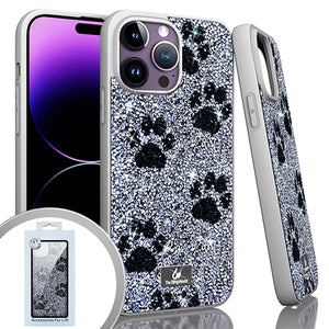 PKG iPhone 14 PRO MAX 6.7 ONYX PAWS Silver