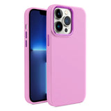 For Apple iPhone 14 PRO MAX 6.7" Premium LIQUID Silicone with Metal Buttons and Camera Edges Case Cover - Rose Pink