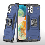 For Samsung A23 5G Robust Magnetic Kickstand Hybrid Case Cover - Blue