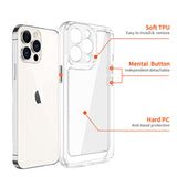 For iP15 Pro Max SpaceX Ultra Transparent Tone Case Cover - Clear