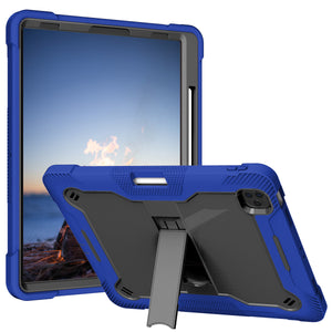 For Samsung Galaxy Tab A7 Lite 8.7 inch Tough Tablet Strong Kickstand Hybrid Case Cover - Dark Blue