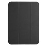 For Apple iPad 10th Gen 2022 Trifold Magnetic Closure PU Leather Case Cover - Black