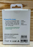 Tylt 20W Fast Charging Wall Charger USB-C (cable not included) - Black