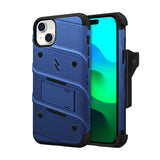 ZIZO BOLT Bundle with Tempered Glass iPhone 15 Case - Blue