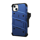 ZIZO BOLT Bundle with Tempered Glass iPhone 15 Case - Blue