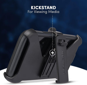Pelican Voyager with MagSafe Case and Holster BLACK- iPhone 14/13