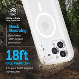 Pelican Voyager Magnetic MagSafe Case for iPhone 14 Pro Max w/ Holster - Clear