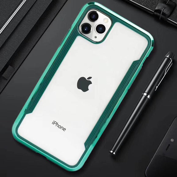 iPhone 11 Pro Electroplated Teal/Clear case