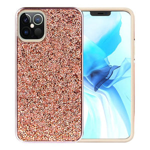 iPhone 13 Pro Sparkly Diamond Case - Rose gold