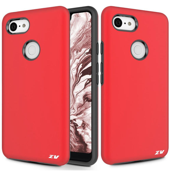 Google Pixel 3 XL Hybrid Case Cover- Red