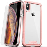 ZIZO ION SERIES FOR IPHONE XS MAX -TRIPLE LAYERED HYBRID COVER W/ TEMPERED GLASS SCREEN PROTECTOR-