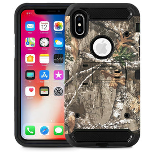 FOR IPHONE XS MAX - TOUGH ARMOR STYLE 2 CASE WITH HOLSTER IN ZV BLISTER PACKAGING