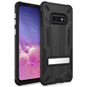 SAMSUNG GALAXY S10E CASE - TRANSFORM SERIES WITH KICKSTAND AND UV COATED PC/TPU LAYERS