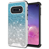 SAMSUNG GALAXY S10E CASE -WANDERLUST SERIES DUAL LAYERED WITH GLITTER DESIGN