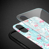 iPhone XS MAX Hard Glass Design TPU Case