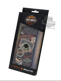 FG07608 - Harley-Davidson® iPhone 5/5S/SE Printed TPU Tags Orange Phone Shell