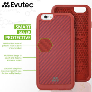 Evutec Karbon SI Lite Ultra Slim Fiber +TPU Mix Shockproof Case For iPhone 6S/6