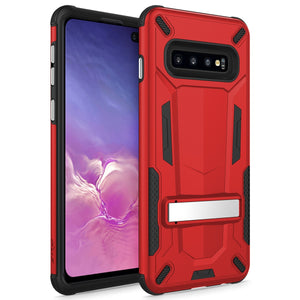SAMSUNG GALAXY S10 CASE - TRANSFORM SERIES WITH KICKSTAND AND UV COATED PC/TPU LAYERS