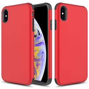 For iPhone XS Max - SLEEK HYBRID Cover w/ Dual Layered Protection in ZV Blister Packaging - "𝒜𝓋𝒶𝒾𝓁𝒶𝒷𝓁𝑒 𝒾𝓃 𝓂𝑜𝓇𝑒 𝒸𝑜𝓁𝑜𝓇𝓈"