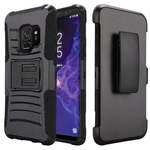 Rugged Tactical Holster Clip Case Combo for Samsung Galaxy S9 Galaxy S9 Plus S9+