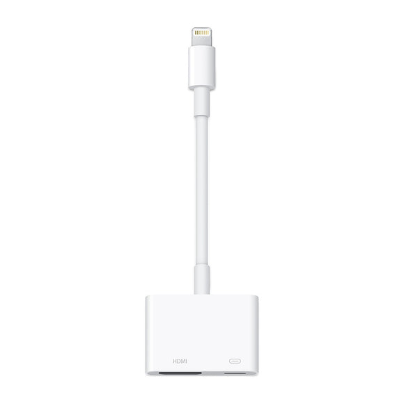 Apple - Lightning Digital A/V Adapter - White