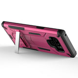 For Samsung Galaxy Note 9 - Hybrid Transformer Case w/ Kickstand and UV Coated PC/TPU Layers