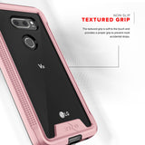For LG V30 - Zizo [ION Series] Triple Layered Hybrid Case w/ Tempered Glass Screen Protector - LG V35 ThinQ