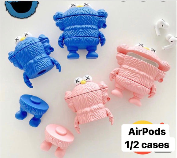 Airpods 1/2 Kawaii case- Pink