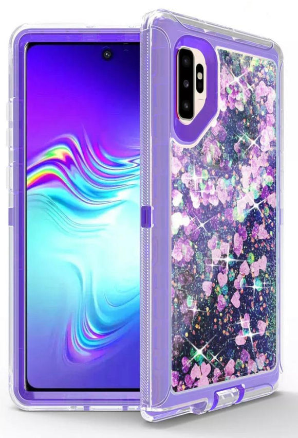 Phone cases for Samsung Note 10 - Glitter Purple