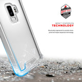 For Samsung Galaxy S9 Plus - Zizo ION Triple Layered Hybrid Cover w/ Tempered Glass Screen Protector