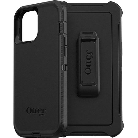 Otter Box  Defender Rugged Protective Case(Black)-iPhone 12 Pro Max