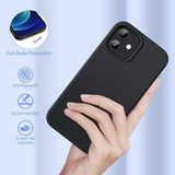 Silicone Case (Black) - iPhone 12/12 Pro