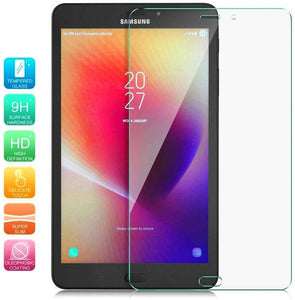 KIQ Screen Protector Tempered Glass Film for Samsung Galaxy Tab A 8.0 (2018) T387, SM-T387, 9H Hardness Clear Self-Adhere, Easy to Install, Anti-Scratch (Double Pack) [Tempered Glass Protector]