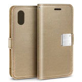 UMAX For Apple iPhone XS MAX Wallet Premium PU Leather, Credit /Cash Slots
